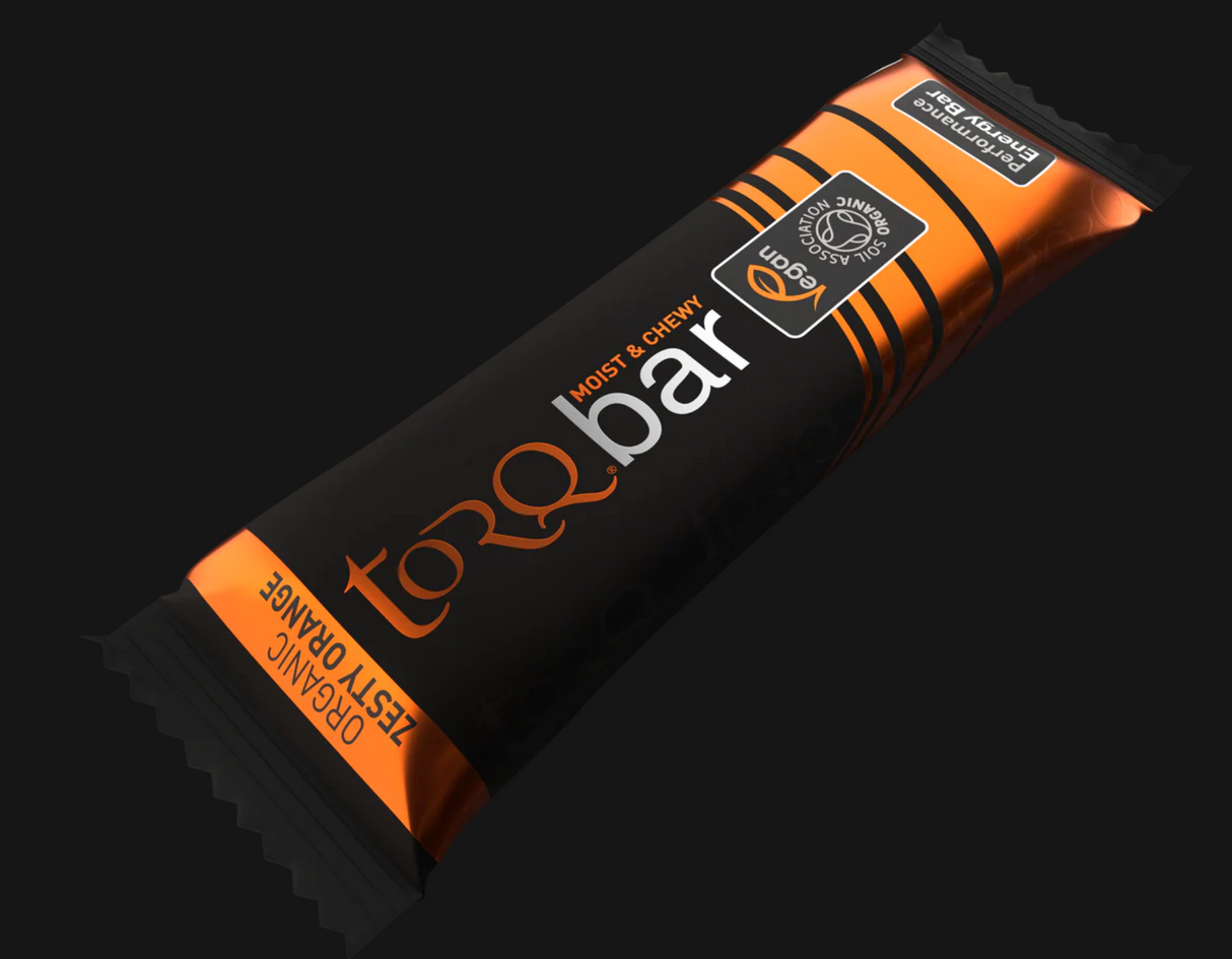 TORQ Organic Energy Bar - Zesty Orange - Box of 15