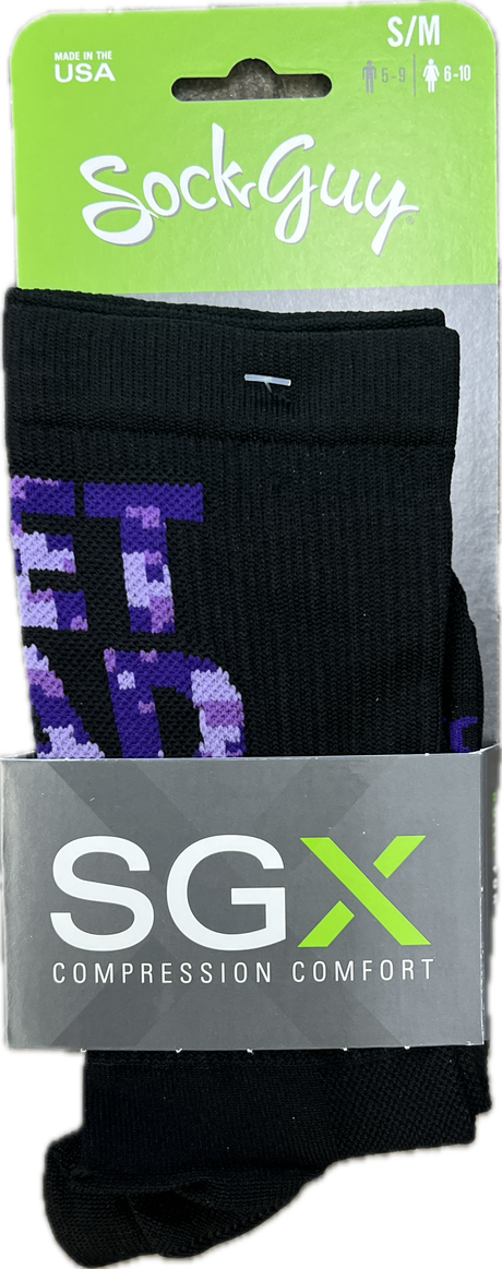 Get Rad Y'all - Sock Guy SGX Socks Made in the USA -L/XL