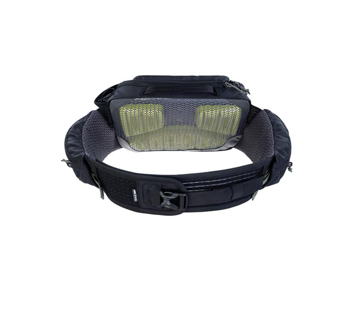 EVOC, Hip Pack Pro 3 +1.5L Bladder, Hip Pack, 3L, Included (1.5L), Black
