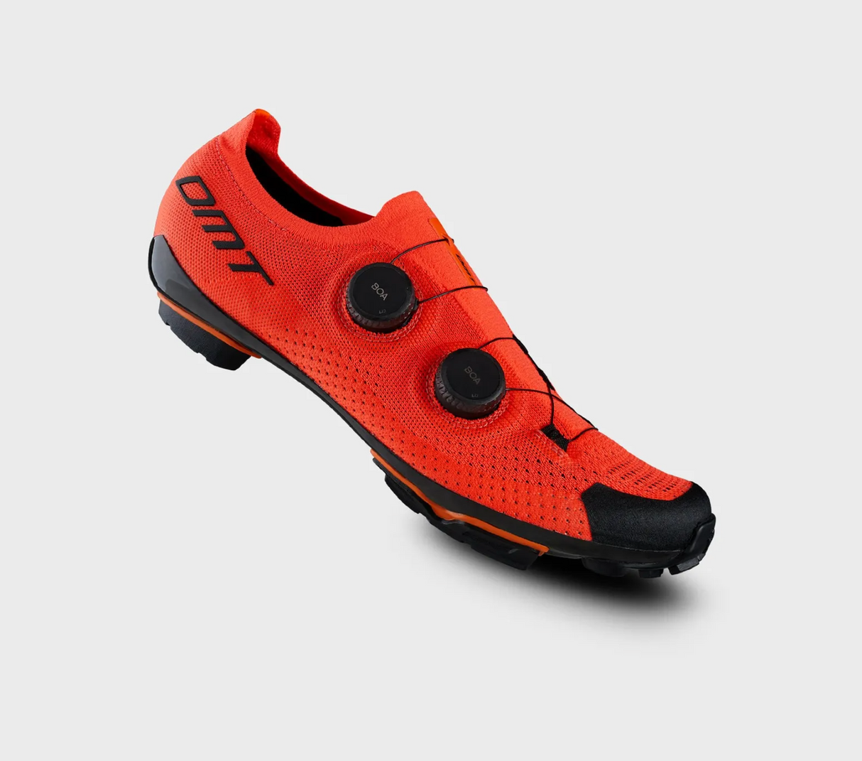DMT KM0 Mountain Bike Cycling Shoes Dual Boa - Coral/Black Size 41