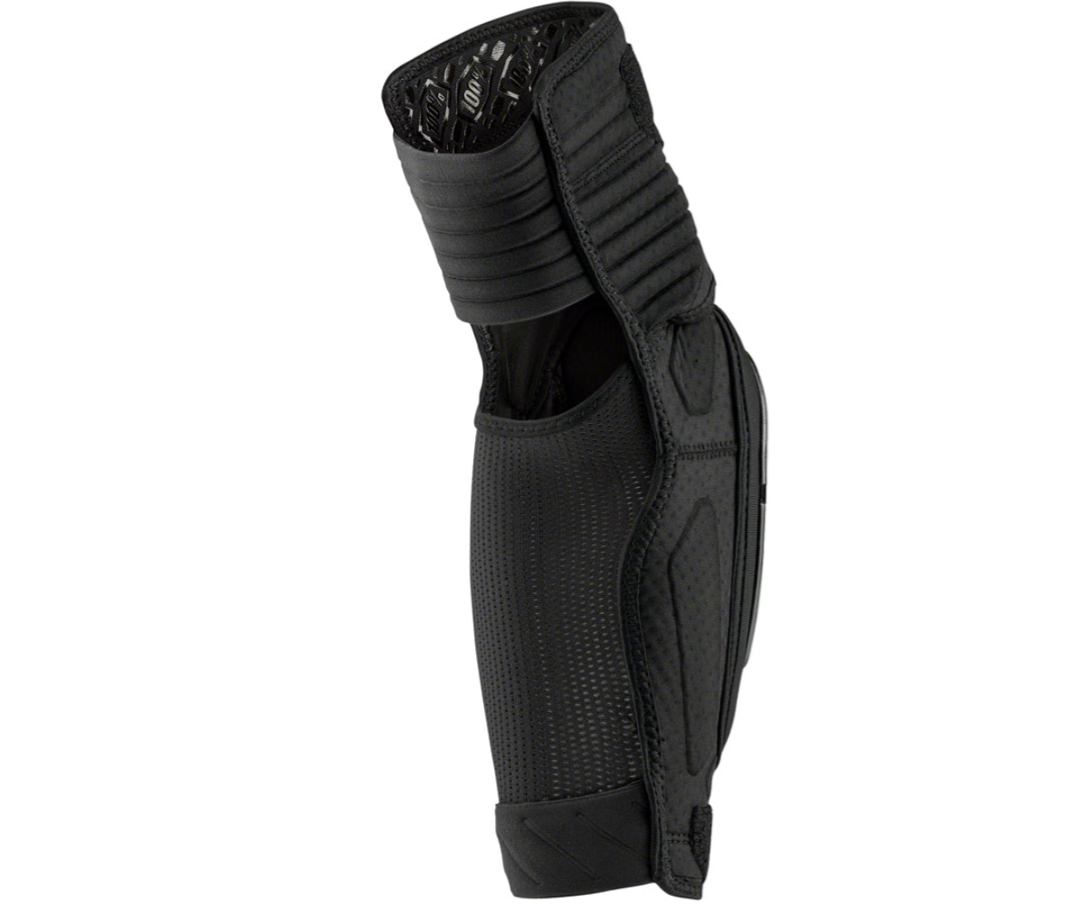 100% Fortis Mountain Bike Elbow Guards (Pair) - Black, Large/X-Large