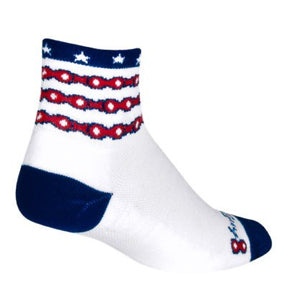 SockGuy The Brave Cycling Socks Size L/XL Made in USA Sporting Goods > Cycling > Cycling Clothing > Socks Full Catalog Sock Guy