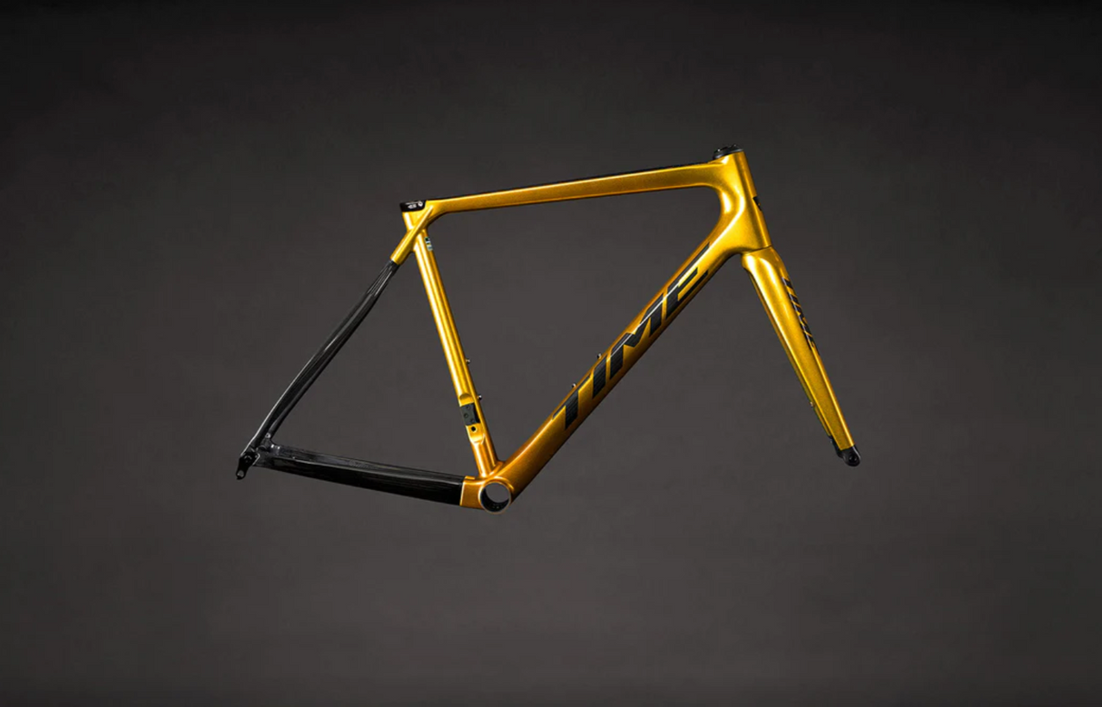 Time ALPE D'HUEZ Disc Frameset - Gold -Medium