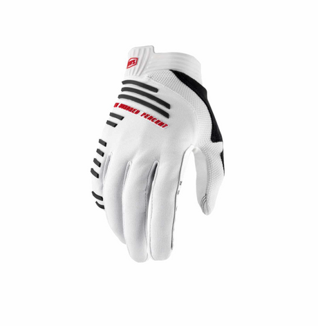 100% DH/All Mountain Full Finger Cycling Gloves R-CORE Glove White - Large Sporting Goods > Cycling > Cycling Clothing > Gloves Full Catalog 100%
