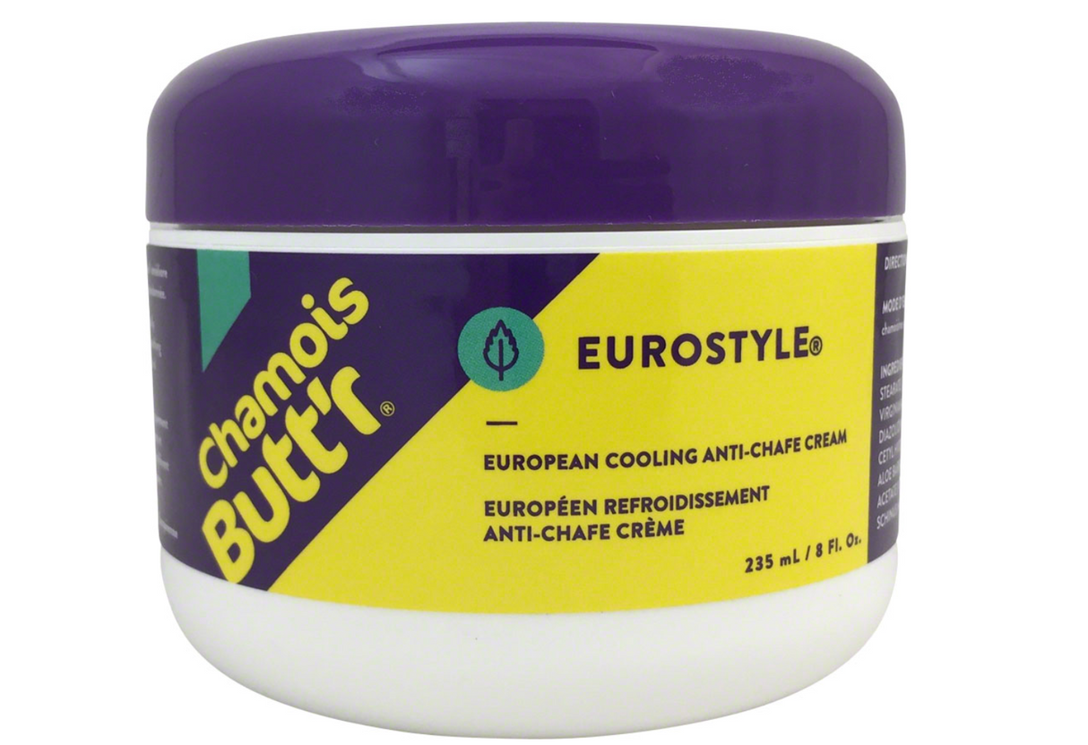 Chamois Butt'r Eurostyle Chamois Cream: 8oz Jar, Each