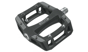 Wellgo A-52 Pedals - Platform/Flat Bicycle Pedals , Aluminum, 9/16", Black Pedals Full Catalog Wellgo