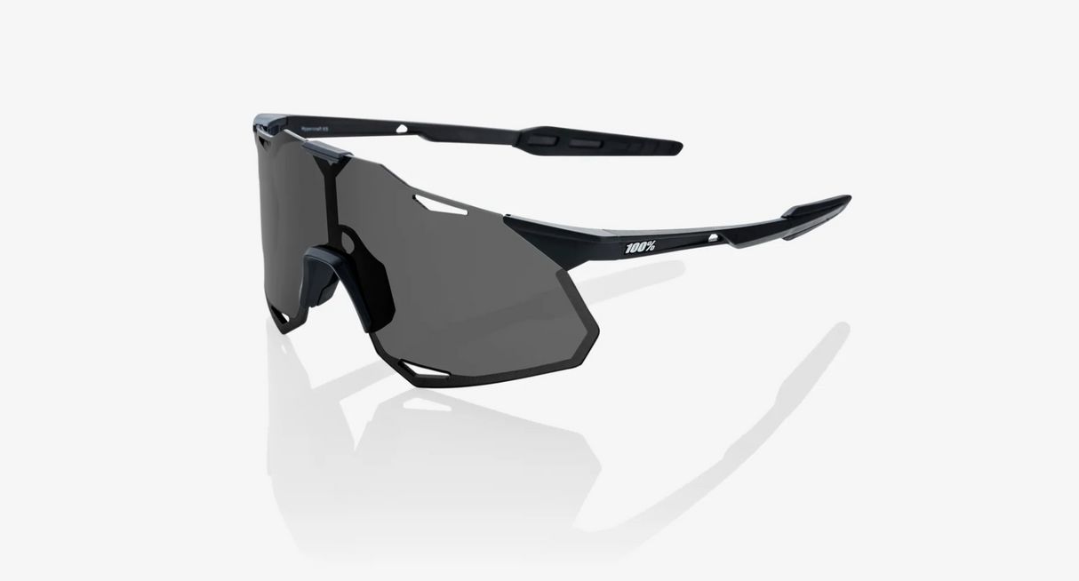 100% Percent Hypercraft XS Sunglasses Matte Black - Smoke Lens