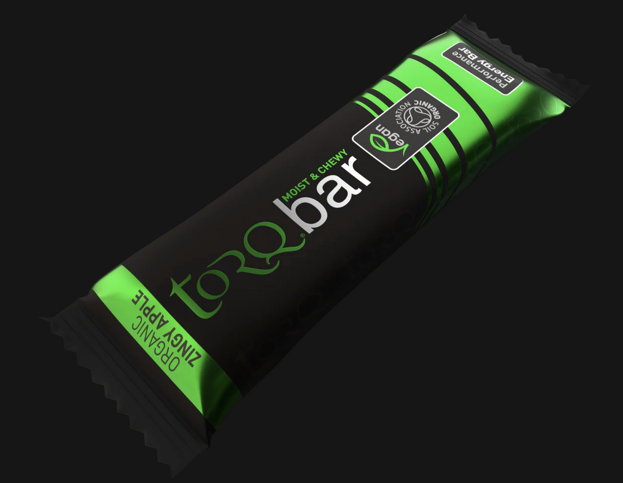 TORQ Organic Energy Bar - Zingy Apple Bar - Box of 15