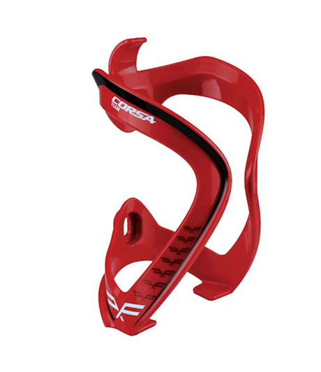 FORTE - Corsa Team Bicycle Water Bottle Cage - Red 40 Grams Sporting Goods > Cycling > Bicycle Accessories > Water Bottle Cages Full Catalog Forte