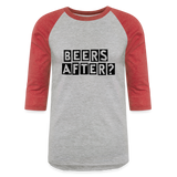 Beers After 3/4 Sleeve T-Shirt Unisex Baseball T-Shirt | Tultex 0245TC Casual Cycling Gear Goat T's