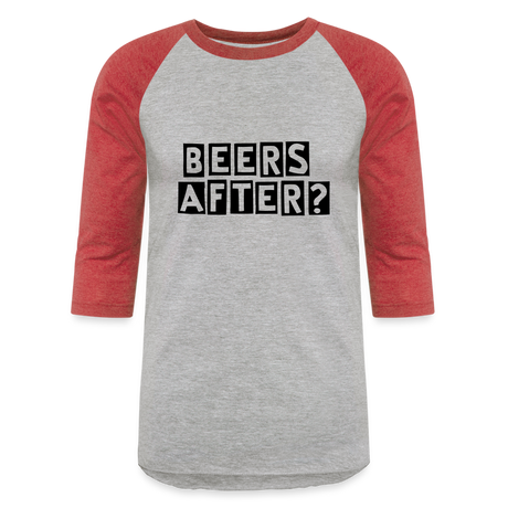 Beers After 3/4 Sleeve T-Shirt Unisex Baseball T-Shirt | Tultex 0245TC Casual Cycling Gear Goat T's