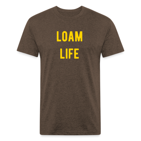 Loam Life T-Shirt Fitted Cotton/Poly T-Shirt | Next Level 6210 Casual Cycling Gear Goat T's
