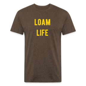 Loam Life T-Shirt Fitted Cotton/Poly T-Shirt | Next Level 6210 Casual Cycling Gear Goat T's