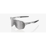 100% Percent Cycling S2 Sunglasses - Polished Translucent Grey - HIPER Silver Mirror Lens-Misc-The Gear Attic