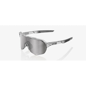 100% Percent Cycling S2 Sunglasses - Polished Translucent Grey - HIPER Silver Mirror Lens-Misc-The Gear Attic