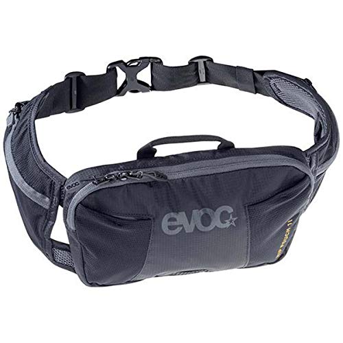 EVOC Hip Pouch 1L Black Cycling Pack w/ Air Pad System
