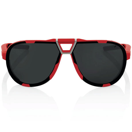 Ride 100% Sunglasses Authentic WESTCRAFT Soft Tact Red Black Mirror Lens