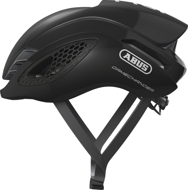 ABUS GameChanger Road Cycling Helmet - Shiny Black - Large Sporting Goods > Cycling > Helmets & Protective Gear > Helmets Full Catalog ABUS