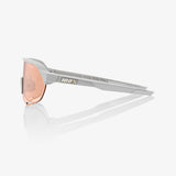 100% Percent Sunglasses S2 - Soft Tact Stone Grey - HiPER Coral Lens + Clear