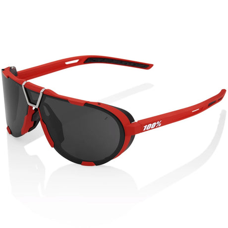 Ride 100% Sunglasses Authentic WESTCRAFT Soft Tact Red Black Mirror Lens Misc 100% 1
