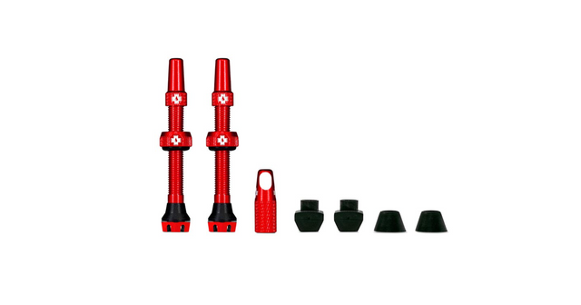 Muc-Off Tubeless Tire Valve V2 Red 44mm Sporting Goods > Cycling > Bicycle Tires, Tubes & Wheels > Tubes Full Catalog Muc-Off