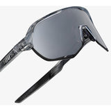 100% Percent Cycling S2 Sunglasses - Polished Translucent Grey - HIPER Silver Mirror Lens-Misc-The Gear Attic