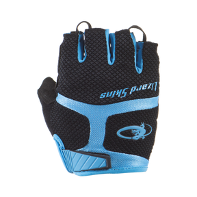 Lizard Skins Cycling Unisex Adult Gloves Aramus GC Jet Black/Electric Blue - XL Misc Full Catalog Lizard Skins