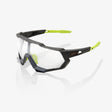 Ride 100% Cycling Sunglasses Speedtrap - Soft Tact Cool Grey - Photochromic Lens Misc 100% 1