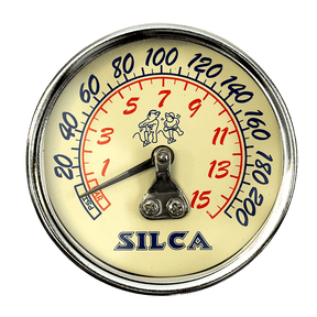 Replacement Gauge for Pista and SuperPista - SILCA | metal gauge | 210 psi | accurate vintage gauge