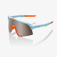 100% Sunglasses S3 - Soft Tact Two Tone - HiPER Silver Mirror Lens Misc 100% 100%