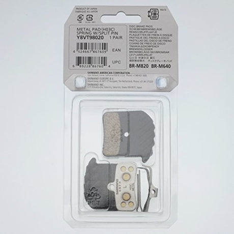 Shimano H03C Metallic Bicycle Disc Brake Pad Set - Metallic-Sporting Goods > Cycling > Bicycle Components & Parts > Brake Pads-The Gear Attic