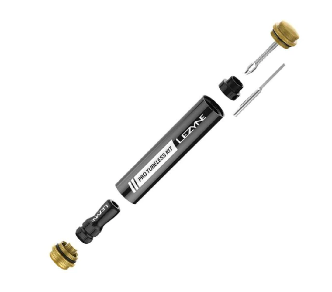 Lezyne Pro Tubeless Kit Bicycle Tire Plug Kit w CO2 Inflator