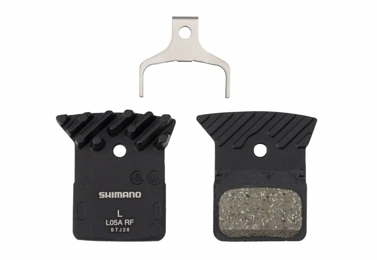 Shimano Disc Brake Pads BP-L05A-RF Resin Pad w/ Fin (for 1 Caliper) Sporting Goods > Cycling > Bicycle Components & Parts > Brake Pads Brake Pads Shimano