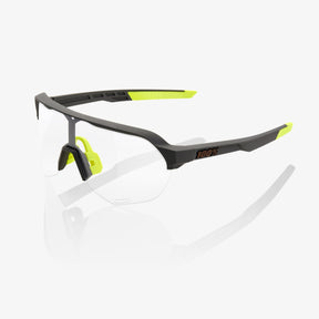 Ride 100% Cycling Sunglasses S2 - Soft Tact Cool Grey - Photochromic Lens Misc 100% 1