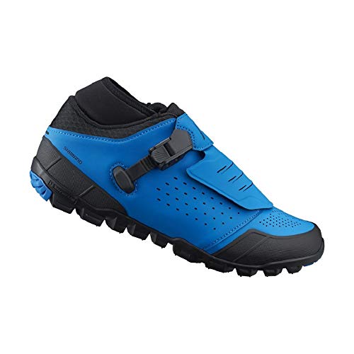 SHIMANO SH-ME701 LSG Series Premier Multi-Condition Trail, Enduro, Cycling Bicycle Shoes, Blue, 44