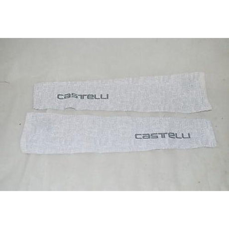 Castelli White Pattered Chill Sleeves Size Large New Misc Full Catalog Castelli