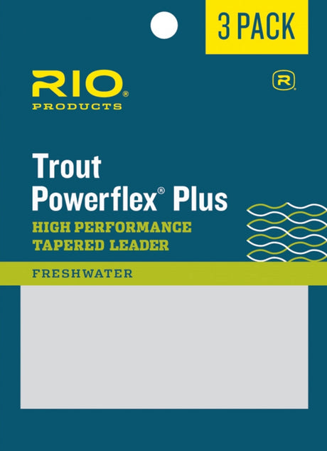 RIO Powerflex Plus 9Ft 6X Leader 3-Pack Misc Fly Fishing Rio