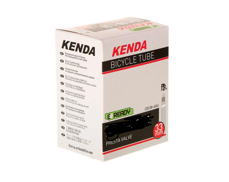 Kenda Presta-Removable Valve Core Bicycle Tube Presta Length: 48mm, 27.5'', 2.80-3.0 Misc Full Catalog Kenda