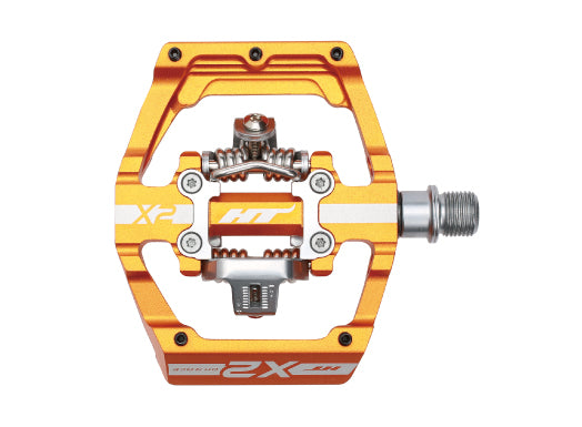 HT Perormance Mountain Bike Pedals- X2 - Orange Misc Full Catalog HT Components