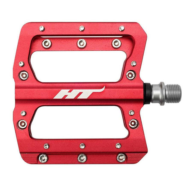 HT Mountain Bike Cycling Pedals AN14A - Red Misc Full Catalog HT Components