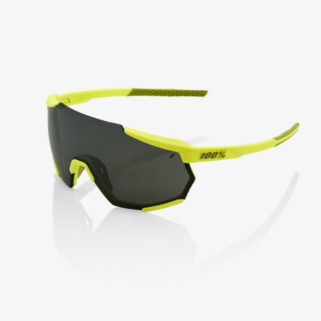 Ride 100% Sunglasses Racetrap - Soft Tact Banana - Black Mirror Lens Misc 100% 1