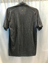 Lululemon Men's Metal Vent Tech BMC Polo Shirt Size Medium Grey USED