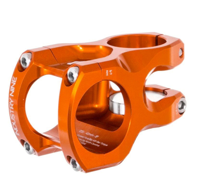 Industry Nine I9 A35 Mountain Bike Stem 35 Clamp 50mm Orange