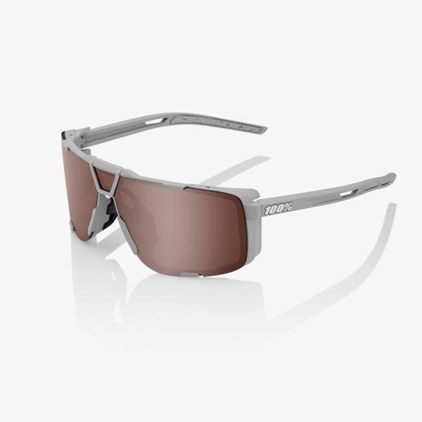 Ride 100% Sunglasses Authentic EASTCRAFT Soft Tact Cool Grey HiPER Crimson Silver Mirror Lens Misc 100% 1