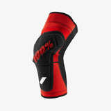Ride 100% RIDECAMP Knee Guards/Pads, Color: Red/Black- Size XL