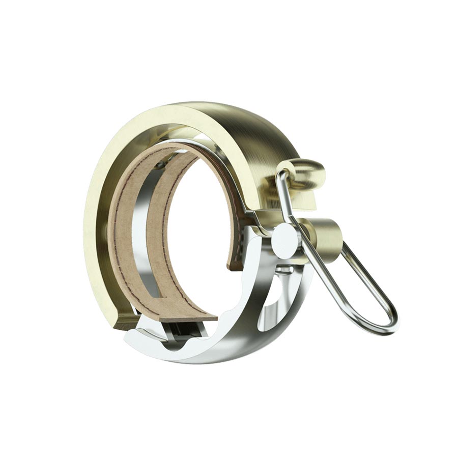 Knog, Oi Luxe, Bell, Large, Fits 23.8 – 31.8mm bars, Brass Bells and Horns Full Catalog KNOG