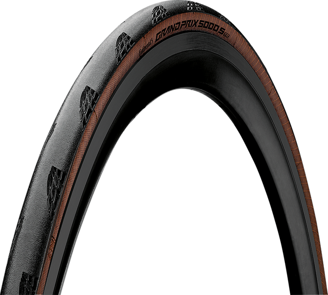 Continental Grand Prix 5000 S Tubeless Ready Tire 700 X 30 Black/Transparent + Black Chili Misc Continental Tires Continental