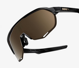 100% Percent Cycling S2 Sunglasses - Matte Black - Gold Lens