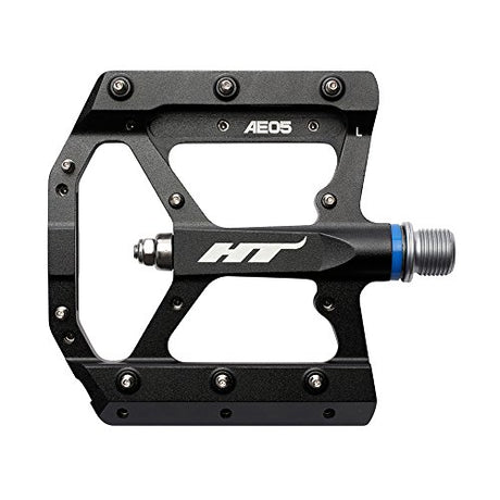 HT Components Black Flat Pedal AE05 Evo+ Mountain Bike MTB Pair 9/16" Sporting Goods > Cycling > Bicycle Components & Parts > Pedals Full Catalog HT Components