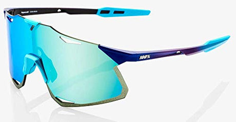 100% Hypercraft Sunglasses Matte Metallic Into the Fade Blue Topaz Multilayer Mirror Sporting Goods > Cycling > Sunglasses & Goggles 100% 100%
